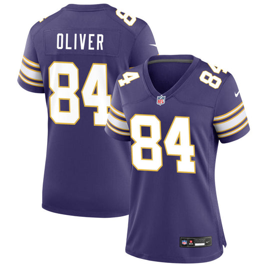 Josh Oliver Minnesota Vikings Nike Women's Classic Game Jersey - Purple