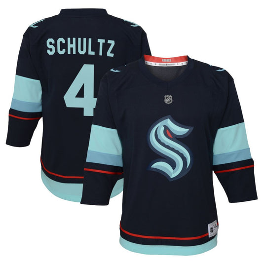 Justin Schultz Seattle Kraken Toddler Home Replica Jersey - Navy
