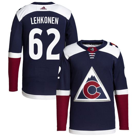 Artturi Lehkonen Colorado Avalanche adidas 2018/19 Alternate Primegreen Authentic Pro Jersey - Navy
