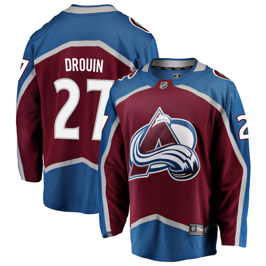 Jonathan Drouin Colorado Avalanche Fanatics Branded Home 2022 Stanley Cup Champions Breakaway Jersey - Burgundy