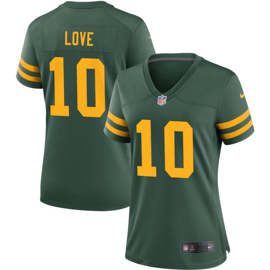 Jordan Love Green Bay Packers Nike Women's Alternate Jersey - Green
