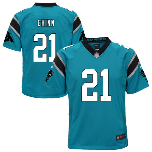 Jeremy Chinn Carolina Panthers Nike Youth Game Jersey - Blue