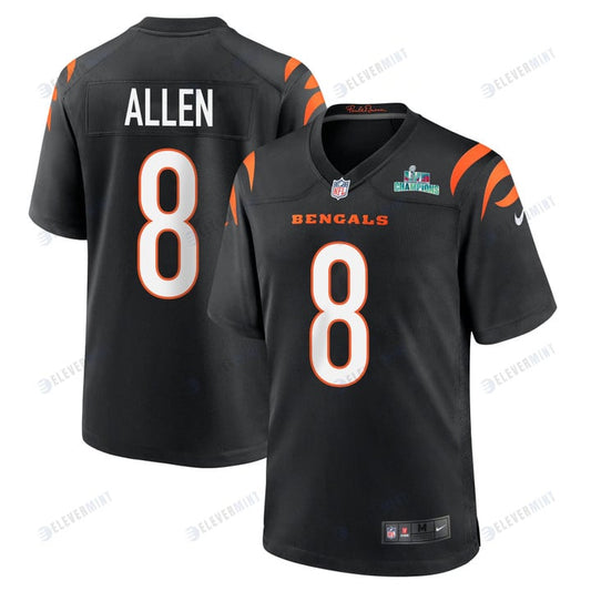 Brandon Allen 8 Cincinnati Bengals Super Bowl LVII Champions Men Game Jersey - Black