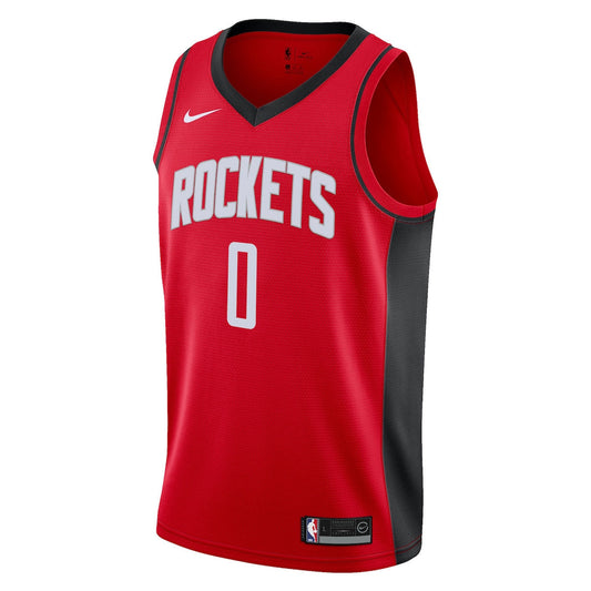 Boys' Grade School Jalen Green Nike Rockets Team Swingman Jersey Icon Edition - Red