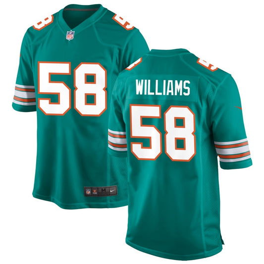 Connor Williams Miami Dolphins Nike Alternate Game Jersey - Aqua