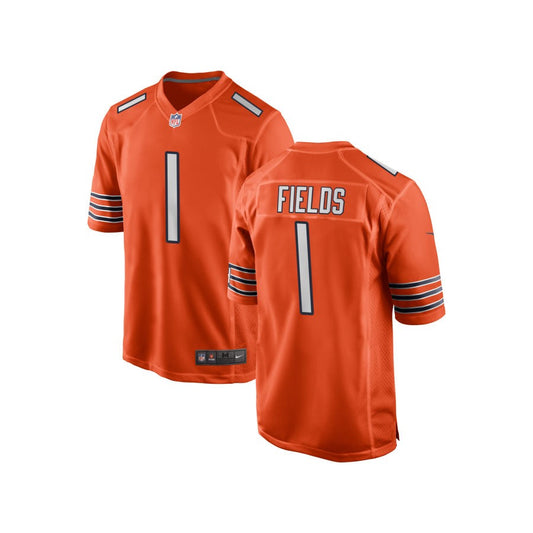 Justin Fields Chicago Bears Nike Youth Alternate Game Jersey - Orange