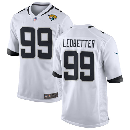 Jeremiah Ledbetter Jacksonville Jaguars Nike Youth Game Jersey - White