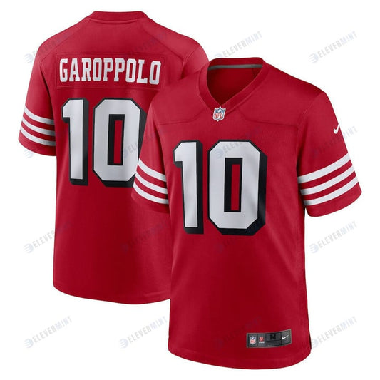 Jimmy Garoppolo 10 San Francisco 49ers Alternate Game Player Jersey - Scarlet