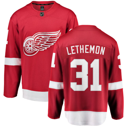 John Lethemon Detroit Red Wings Fanatics Branded Home Breakaway Jersey - Red