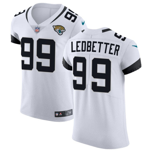 Jeremiah Ledbetter Jacksonville Jaguars Nike Vapor Untouchable Elite Jersey - White
