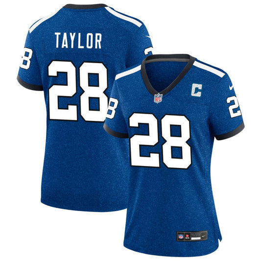 Jonathan Taylor Indianapolis Colts Nike Women's Indiana Nights Alternate Game Jersey - Royal