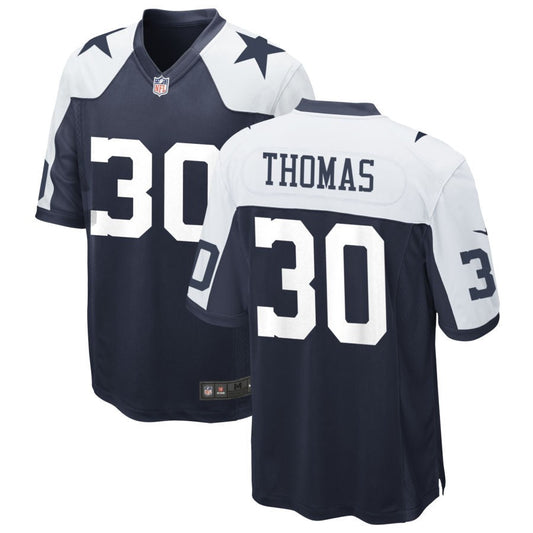 Juanyeh Thomas Dallas Cowboys Nike Alternate Game Jersey - Navy