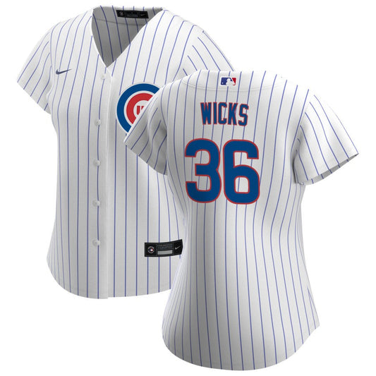 Jordan Wicks Chicago Cubs Nike Women's Home Replica Jersey - White