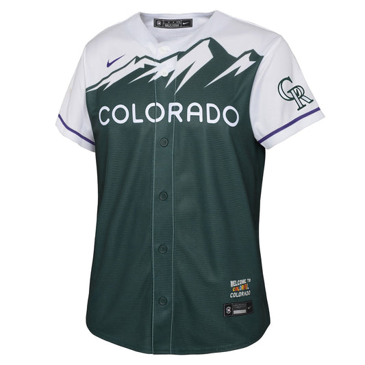 Boys' Grade School Charlie Blackmon Nike Rockies 2022 City Connect Replica Jersey - Green