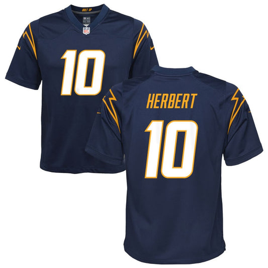 Justin Herbert Los Angeles Chargers Nike Youth Alternate Game Jersey - Navy