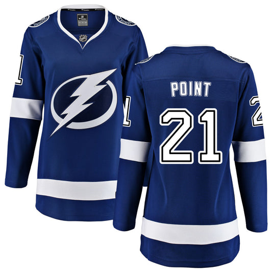 Brayden Point Tampa Bay Lightning Fanatics Branded Women's Home Breakaway Jersey - Blue