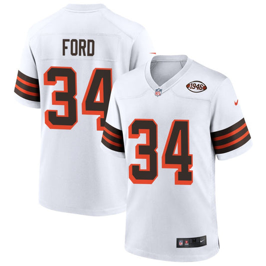 Jerome Ford Cleveland Browns Nike 1946 Collection Alternate Jersey - White