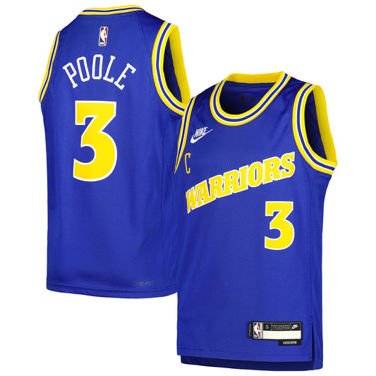Jordan Poole Golden State Warriors Nike Youth 2022/23 Swingman Jersey Blue - Classic Edition