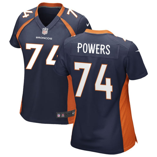 Ben Powers Denver Broncos Nike Women's Alternate Game Jersey - Navy
