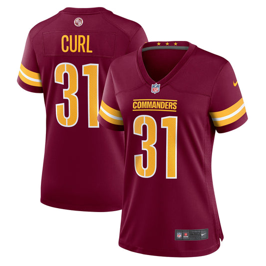 Kamren Curl Washington Commanders Nike Women's Player Game Jersey - Burgundy