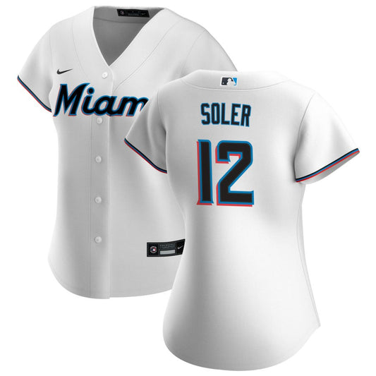 Jorge Soler Miami Marlins Nike Women's Home Replica Jersey - White