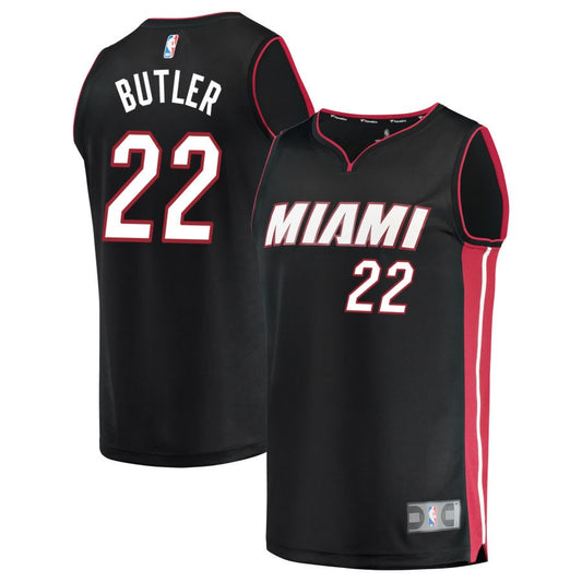 Jimmy Butler Miami Heat Fanatics Branded Fast Break Replica Jersey Black - Icon Edition