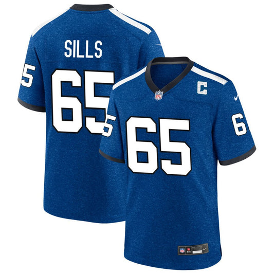 Josh Sills  Indiana Nights Indianapolis Colts Nike Alternate Game Jersey - Blue