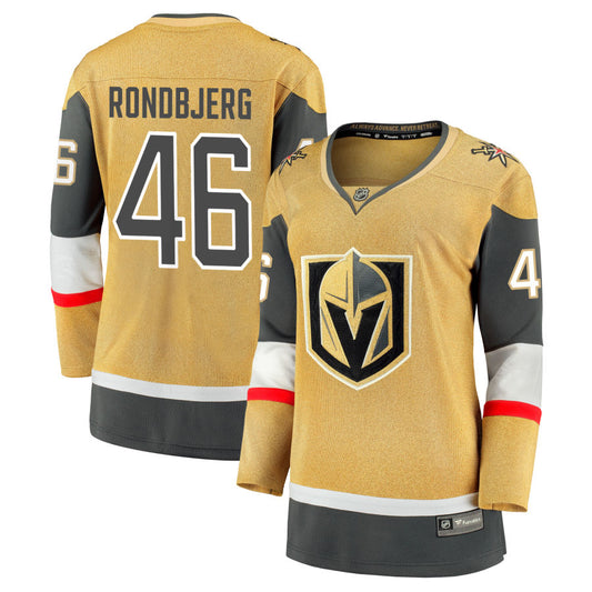 Jonas Rondbjerg  Vegas Golden Knights Fanatics Branded Women's Home Breakaway Jersey -