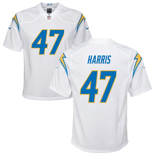 Josh Harris Los Angeles Chargers Nike Youth Game Jersey - White