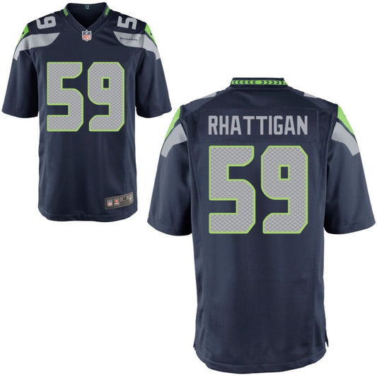 Jon Rhattigan Seattle Seahawks Nike Youth Game Jersey - College Navy