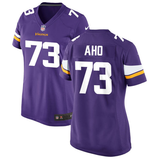 Junior Aho Minnesota Vikings Nike Women's Game Jersey - Purple