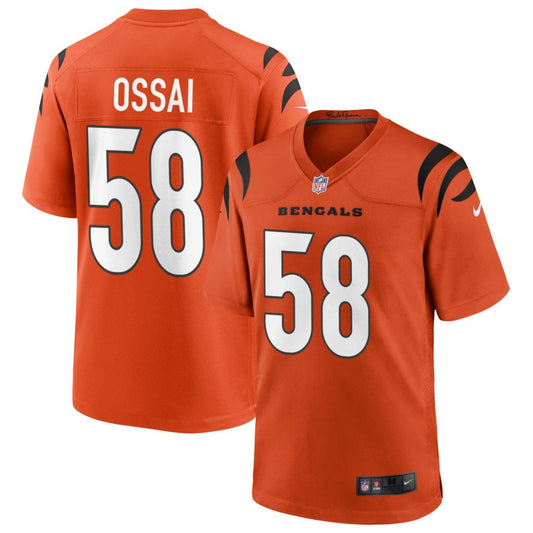 Joseph Ossai Cincinnati Bengals Nike Alternate Game Jersey - Orange