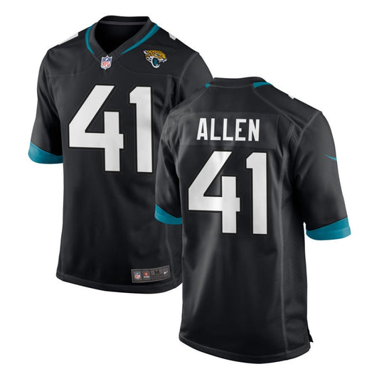 Josh Allen Jacksonville Jaguars Nike Youth Team Color Game Jersey - Black
