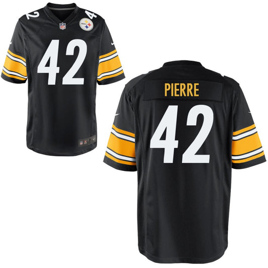 James Pierre Pittsburgh Steelers Nike Youth Game Jersey - Black