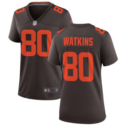 Austin Watkins Cleveland Browns Nike Women's Alternate Game Jersey - Brown