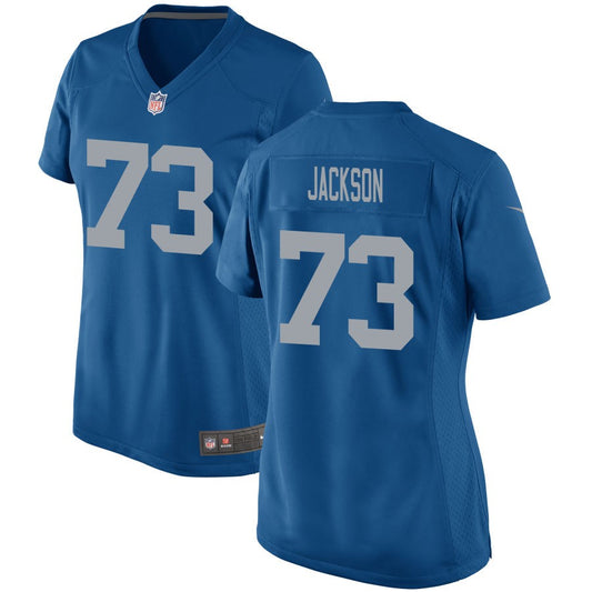 Jonah Jackson Detroit Lions Nike Women's Throwback Game Jersey - Blue