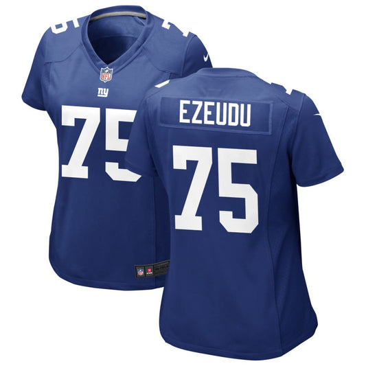 Joshua Ezeudu New York Giants Nike Women's Jersey - Royal