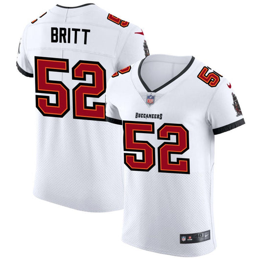 K.J. Britt Tampa Bay Buccaneers Nike Vapor Elite Jersey - White