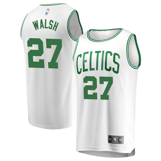 Jordan Walsh  Boston Celtics Fanatics Branded Youth Fast Break Replica Jersey - Association Edition - White