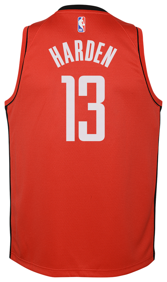 Boys' Grade School Harden James Nike Rockets Swingman Jersey - Red
