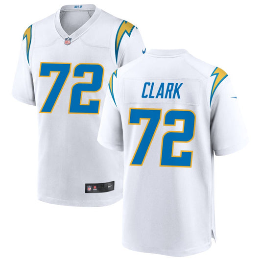Jerrod Clark Los Angeles Chargers Nike Game Jersey - White