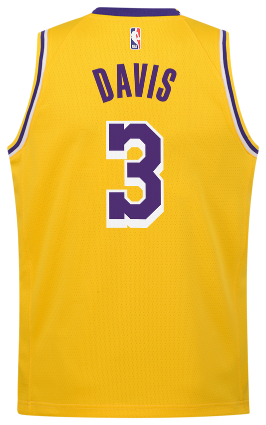 Boys' Grade School Davis Anthony Nike Lakers Swingman Jersey - Yellow