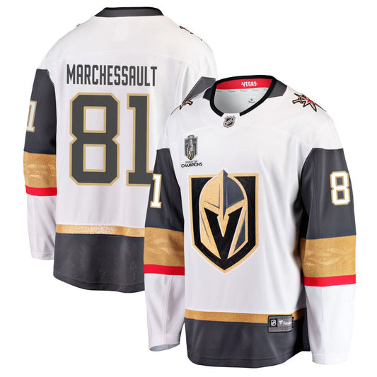 Jonathan Marchessault  Vegas Golden Knights Fanatics Branded 2023 Stanley Cup Champions Away Breakaway Jersey - White
