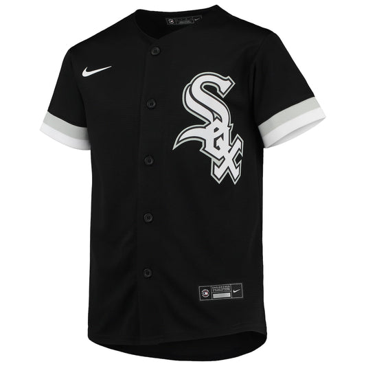 Boys' Grade School Luis Robert Nike White Sox Alternate Replica Jersey - Black