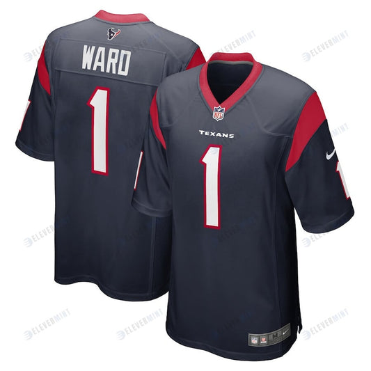 Jimmie Ward 1 Houston Texans Game Player Men Jersey - Navy