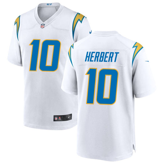 Justin Herbert Los Angeles Chargers Nike Game Jersey - White