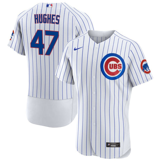 Brandon Hughes Chicago Cubs Nike Home Authentic Jersey - White