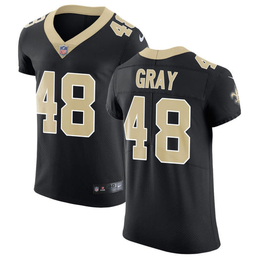 J.T. Gray New Orleans Saints Nike Vapor Untouchable Elite Jersey - Black