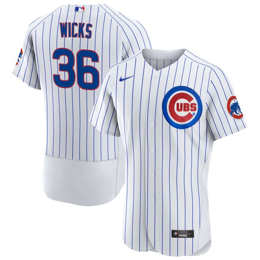 Jordan Wicks Chicago Cubs Nike Home Authentic Jersey - White