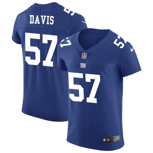 Jarrad Davis New York Giants Nike Vapor Untouchable Elite Jersey - Royal